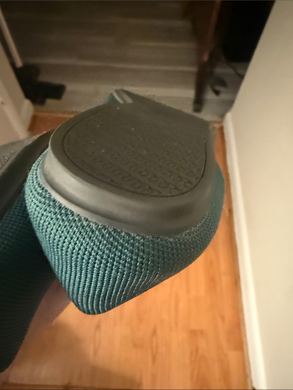 Rothy's Women's Pointed Toe Knit Slip-On Flats Comfort Green/Blue US 10.5 - Picture 7 of 9